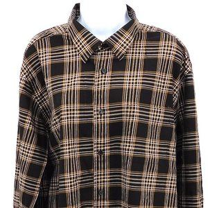 Kenneth Roberts "Platinum" Brown Button Down Shirt